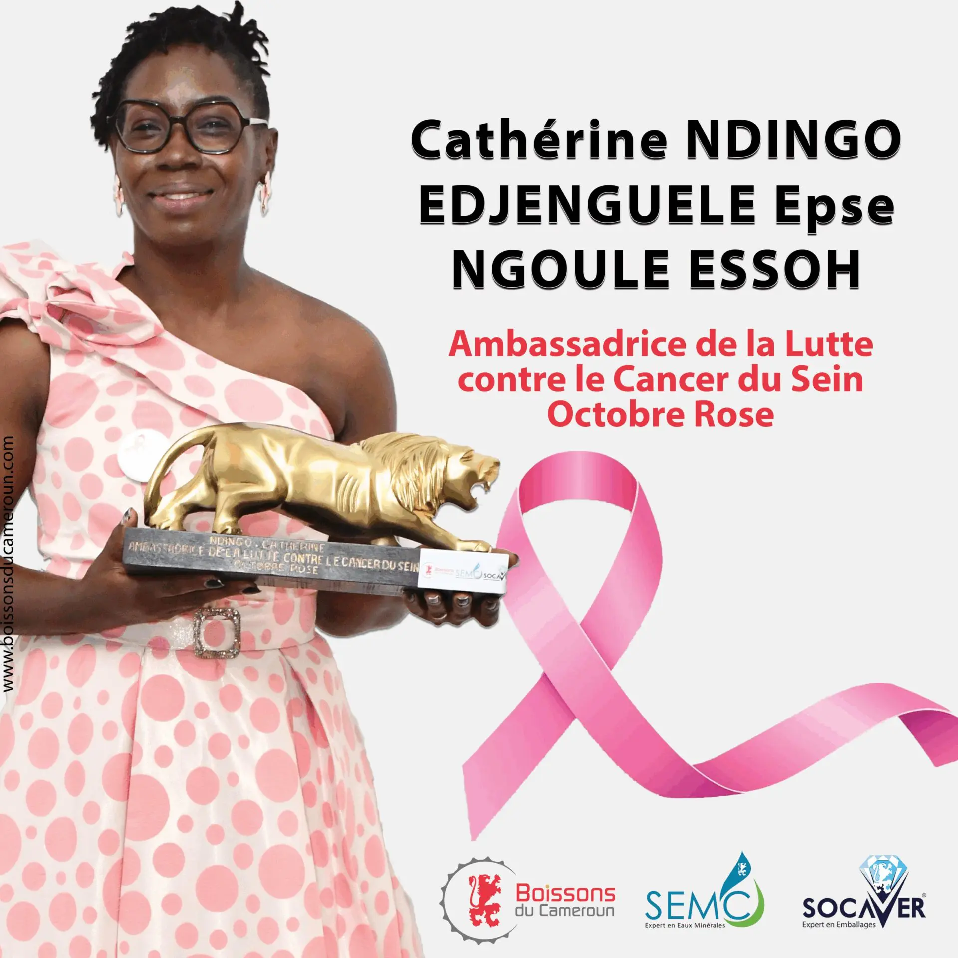 catherine-ndingo-edjenguele-fait-“ambassadrice-de-la-lutte-contre-le-cancer-du-sein”-de-boissons-du-cameroun