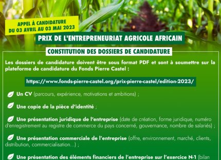 prix-de-l’entrepreneuriat-agricole-africain-:-constitution-des-dossiers-de-candidature