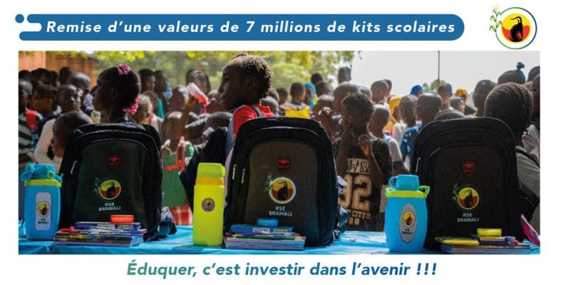 BRAMALI apporte son soutien dans la promotion de l’éducation des enfants.