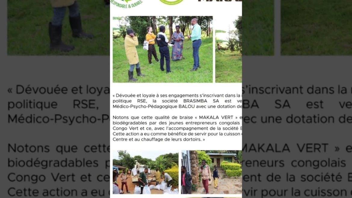 BRASIMBA soutient la société Congo Vert au Unique Summit à Cape Town en Afrique du Sud. | BRASIMBA