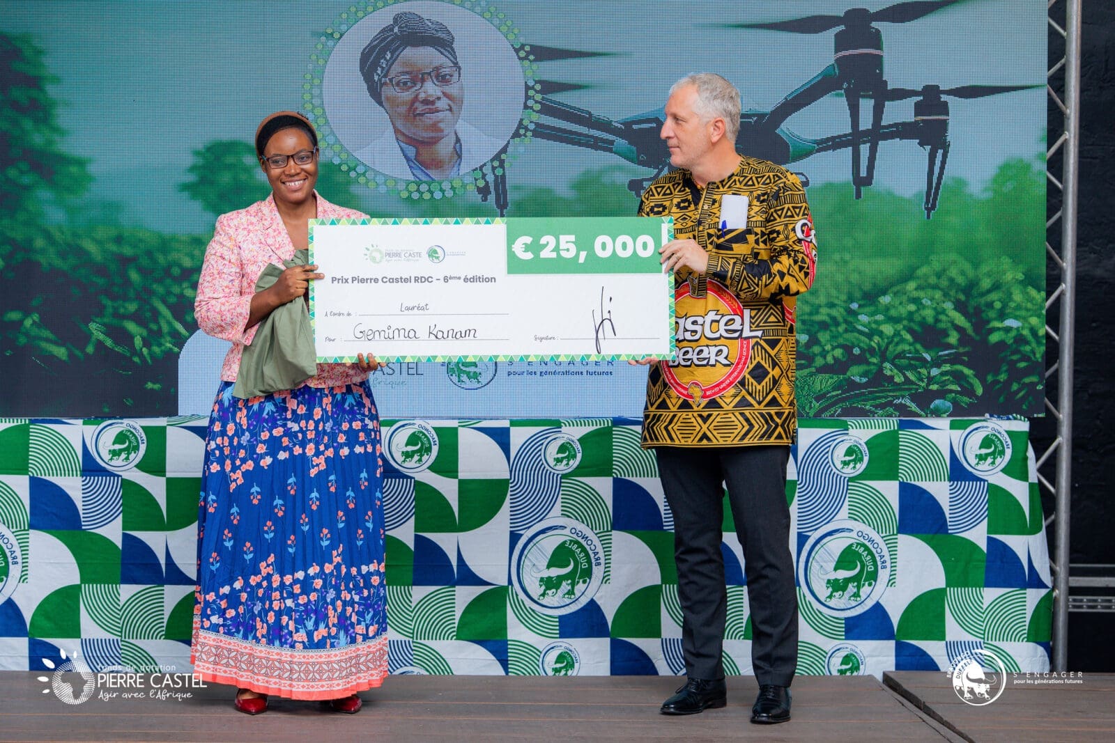 Gemima Kanam, lauréate BRACONGO 2025 du Prix Pierre Castel : produire local, nourrir durable