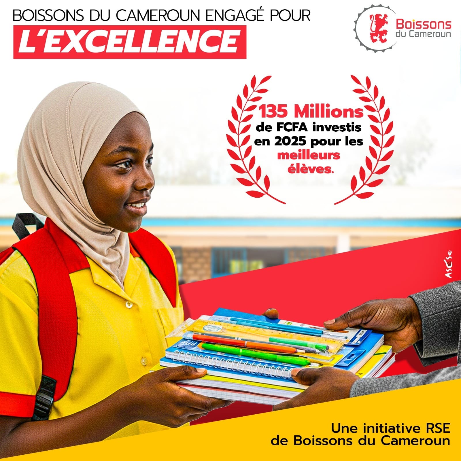 Boissons du Cameroun investit dans l’avenir : 1 000 bourses scolaires pour les élèves méritants du Nord