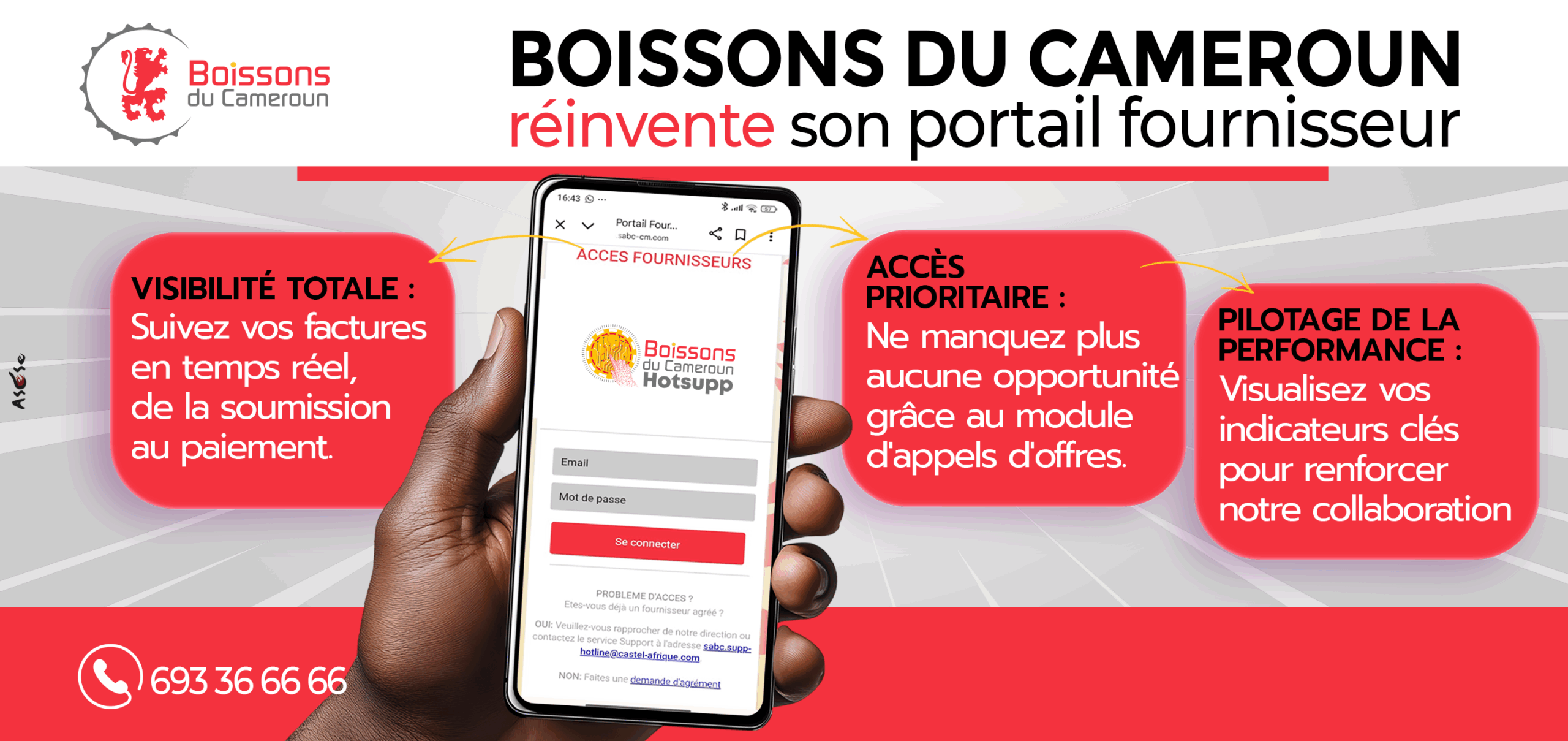 Boissons du Cameroun réinvente son portail fournisseur pour une collaboration plus fluide et performante